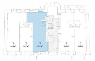 Продажа помещения свободного назначения 47,8 м², ул. Большая Бронная, 25с3, фото 9