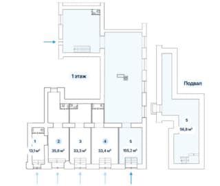 Аренда помещения свободного назначения 212 м², ул. Профсоюзная, 5/9, фото 6