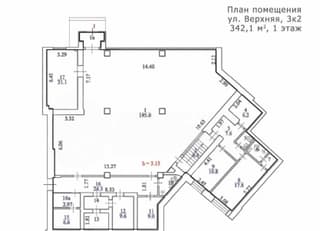 Продажа помещения свободного назначения 342,1 м², Верхняя ул., 3к2, фото 3