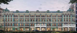 Аренда помещения свободного назначения 45,3 м², ул. Бронная М, 2с1, фото 1