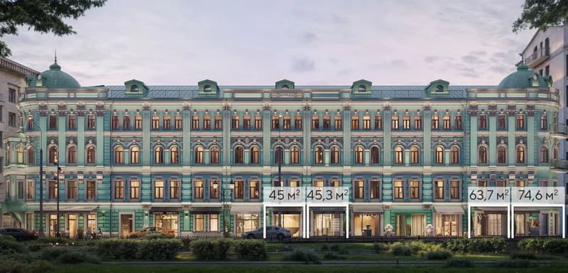 Аренда помещения свободного назначения 45 м², Малая Бронная, 2с1