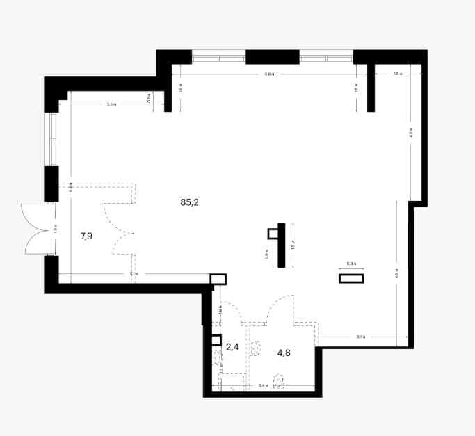 Продажа помещения свободного назначения 138,5 м², ул. Саларьевская, 10к2