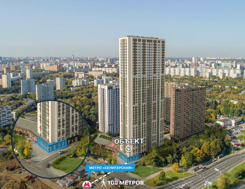 Продажа помещения свободного назначения 56,9 м², Дмитровское шоссе, вл89