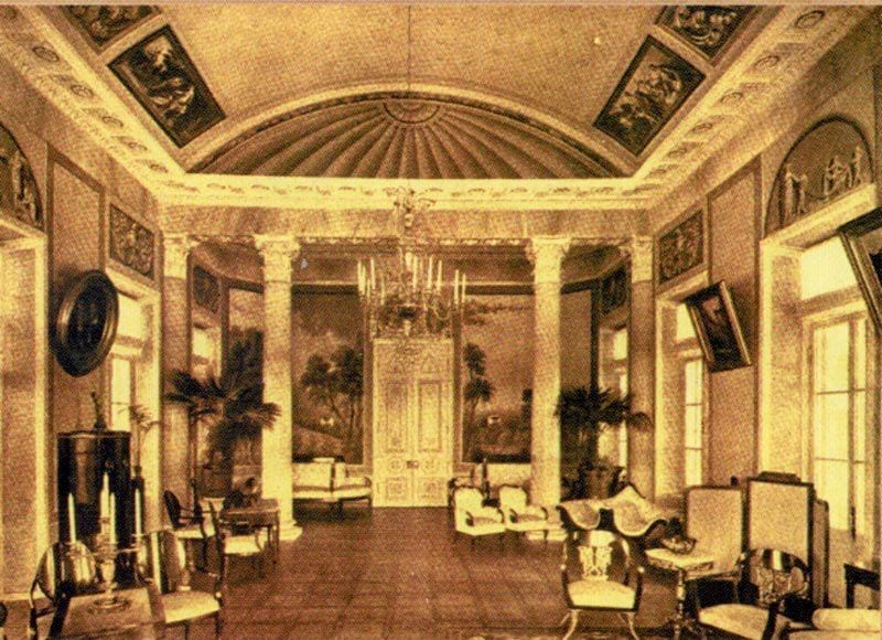 Фресковая гостиная дворца Дурасова. Частное собрание. 1906