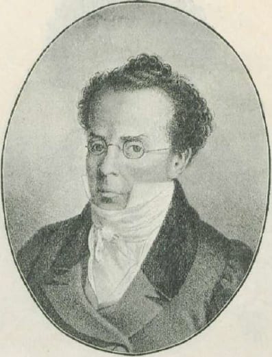 Фёдор Фёдорович Кокошкин (1773–1838), драматург и директор московской труппы императорских театров, владелец Бедрино. Гравированный портрет, автор неизвестен. XIX век