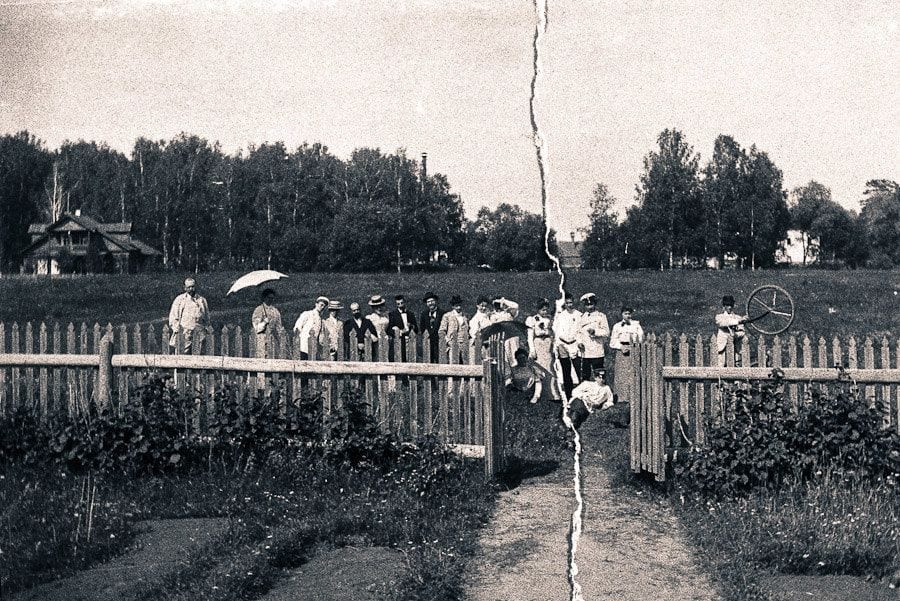 Подпись к снимку: «У Троекуровской дороги». Автор неизвестен. 1898