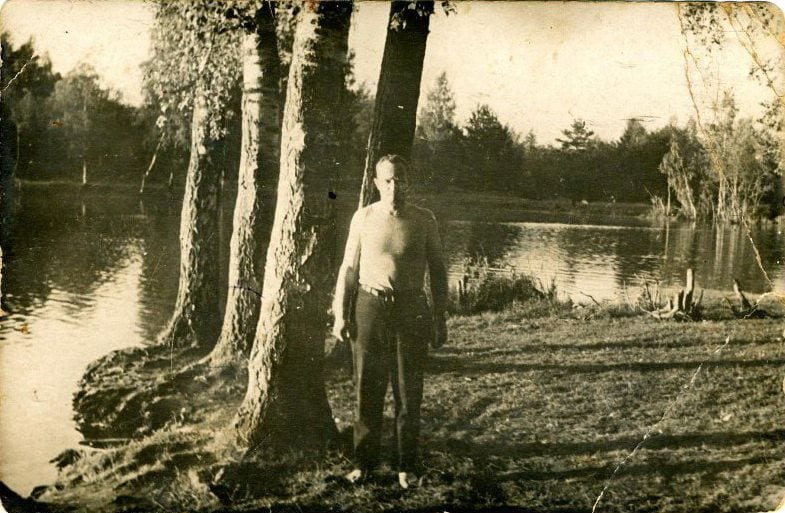 На пруду Водокачка. Из фондов Музея Зеленограда, автор неизвестен, июль 1939